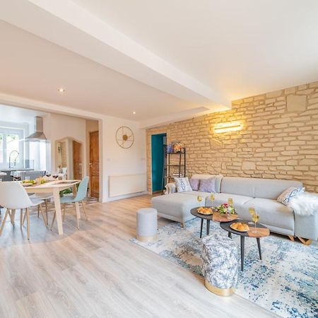 Cote Cour, 3 Chambres, Terrasses, Jardin Prive Avec Terrain De Petanque, Cave Voutee Corgoloin Buitenkant foto